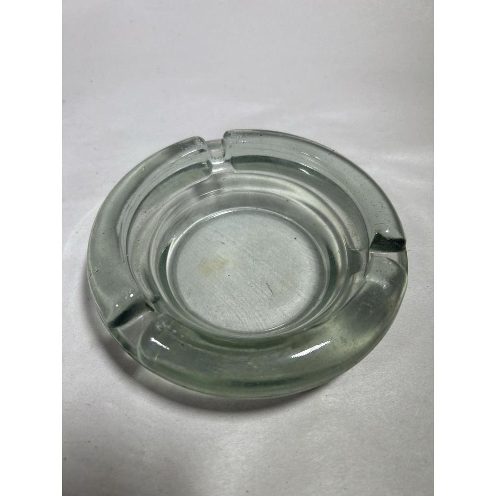 Vintage Ashtray Classic 4 Inch Clear Glass by Anchor Hocking Made in the USA